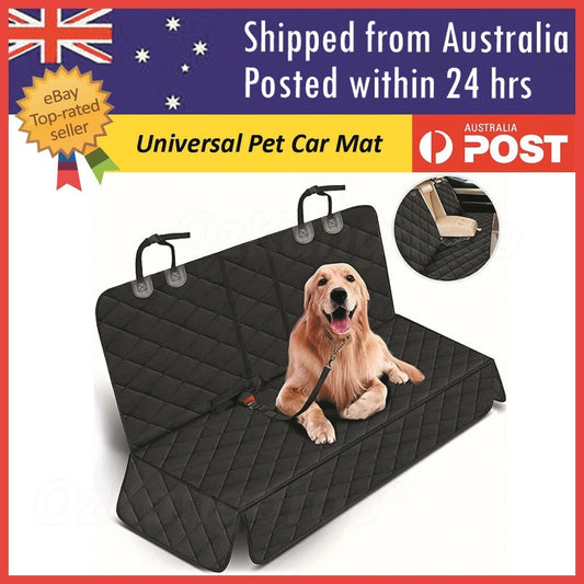 Premium Pet Car Seat Cover Hammock NonSlip Protector Mat Waterproof Cat Dog Back